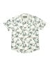 Eddie Bauer Print Ivory White Short Sleeve Button-Down Shirt Size 6 - photo 1