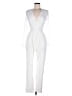 NAANAA 100% Polyester Solid White Jumpsuit Size 8 - photo 1