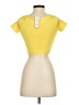 Bebe Yellow Short Sleeve Top Size XS - photo 2