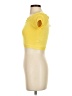 Bebe Yellow Short Sleeve Top Size XS - photo 5