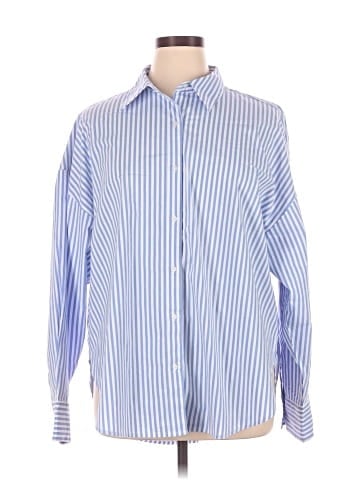 Express Long Sleeve Button-Down Shirt (view 1)