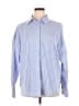 Express Stripes Blue Long Sleeve Button-Down Shirt Size XL - photo 1