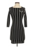 Boohoo Stripes Black Casual Dress Size 4 - photo 1