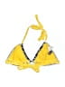 Sperry Top Sider 100% Polyester Argyle Yellow Swimsuit Top Size XS - photo 2