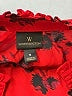 Worthington 100% Polyester Red 3/4 Sleeve Blouse Size S - photo 7
