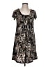 D.J. Summers Animal Print Brown Casual Dress Size 10 - photo 1