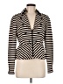White House Black Market Stripes Ivory Jacket Size 8 - photo 1