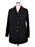 AKRIS 100% Viscose Black Coat Size 18 - photo 1
