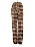 Shein Plaid Brown Casual Pants Size S - photo 2