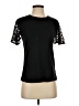 maette Black Short Sleeve Top Size S - photo 1