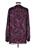MICHAEL Michael Kors 100% Polyester Paisley Purple Long Sleeve Blouse Size S - photo 2