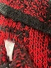 Royal Bones by Daang Plaid Red Pullover Sweater Size S - photo 8