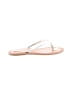Vineyard Vines Silver Flip Flops Size 7 - photo 1