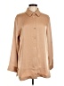 Scoop 100% Polyester Tan 3/4 Sleeve Blouse Size M - photo 1