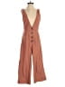 Sienna Sky Solid Brown Tan Jumpsuit Size XS - photo 1