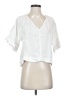 Zara Basic White Short Sleeve Blouse Size S - photo 1