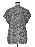 Cynthia Steffe 100% Polyester Silver Short Sleeve Blouse Size XL - photo 2