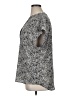 Cynthia Steffe 100% Polyester Silver Short Sleeve Blouse Size XL - photo 5