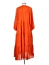 Entro 100% Polyester Orange Casual Dress Size S - photo 2