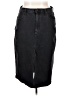 Universal Thread Black Denim Skirt Size 14 - photo 1