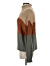 Unbranded 100% Acrylic Color Block Brown Tan Turtleneck Sweater Size S - photo 5