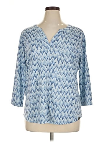 L.L.Bean 3/4 Sleeve Blouse (view 1)