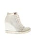 DKNY Metallic Silver Wedges Size 7 1/2 - photo 1