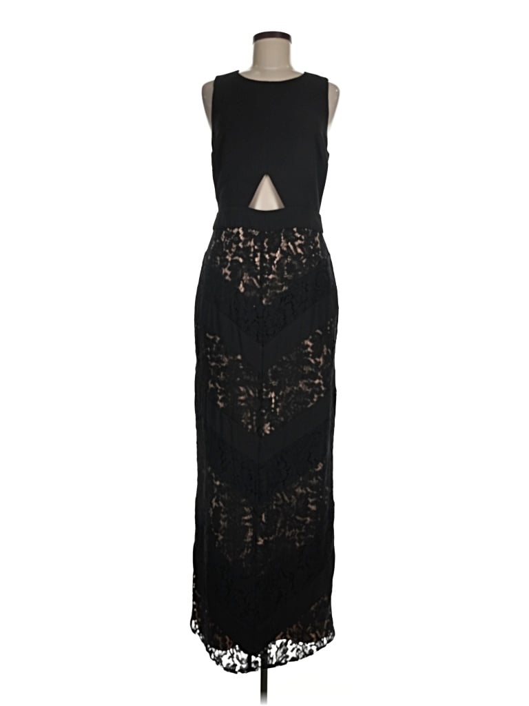 Pre-owned Fame And Partners Cocktail Dress In Black