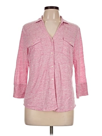 J. McLaughlin 3/4 Sleeve Button-Down Shirt (view 1)