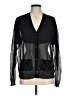 Alexander Wang 100% Silk Black Silk Cardigan Size S - photo 1