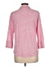 J. McLaughlin Pink 3/4 Sleeve Button-Down Shirt Size L - photo 2