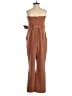 NBD Solid Brown Jumpsuit Size S - photo 2
