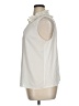 Ann Taylor LOFT 100% Polyester Ivory Sleeveless Blouse Size XL - photo 5