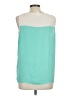 THML Teal Sleeveless Blouse Size L - photo 2