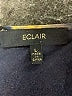 Eclair 100% Polyester Blue 3/4 Sleeve Blouse Size L - photo 7