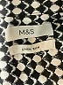 M&S Houndstooth Black Long Sleeve Blouse Size 2 - photo 7