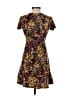 HASHTTAG intrend Paisley Brown Casual Dress Size S - photo 2