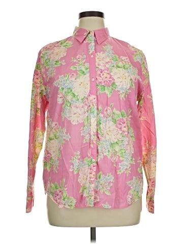 Jones New York Signature Long Sleeve Blouse (view 1)