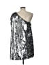 Reiss 100% Polyester Silver Cocktail Dress Size 12 - photo 2