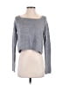 Express x Olivia Culpo Gray Pullover Sweater Size M - photo 1