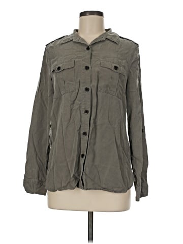 Per Se Long Sleeve Button-Down Shirt (view 1)