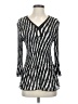 Nicola 100% Polyester Black 3/4 Sleeve Top Size S - photo 1