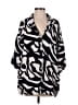ASOS Design 100% Cotton Animal Print Black Jacket Size 4 - photo 1