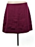 MNG 100% Polyester Solid Burgundy Formal Skirt Size 8 - photo 1