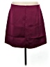 MNG 100% Polyester Solid Burgundy Formal Skirt Size 8 - photo 2