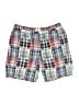 Janie and Jack Plaid Blue Board Shorts Size 8 - photo 1
