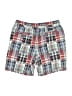 Janie and Jack Plaid Blue Board Shorts Size 8 - photo 2