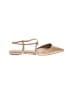 Ann Taylor Metallic Gold Flats Size 8 1/2 - photo 1