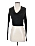 7 For All Mankind Black Long Sleeve Turtleneck Size XS (estimated) - photo 1