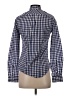 UNTUCKit 100% Cotton Checkered-gingham Blue Long Sleeve Blouse Size 2 - photo 2